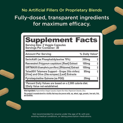 Genius Eternal - Anti-Aging Supplement | The Genius Brand