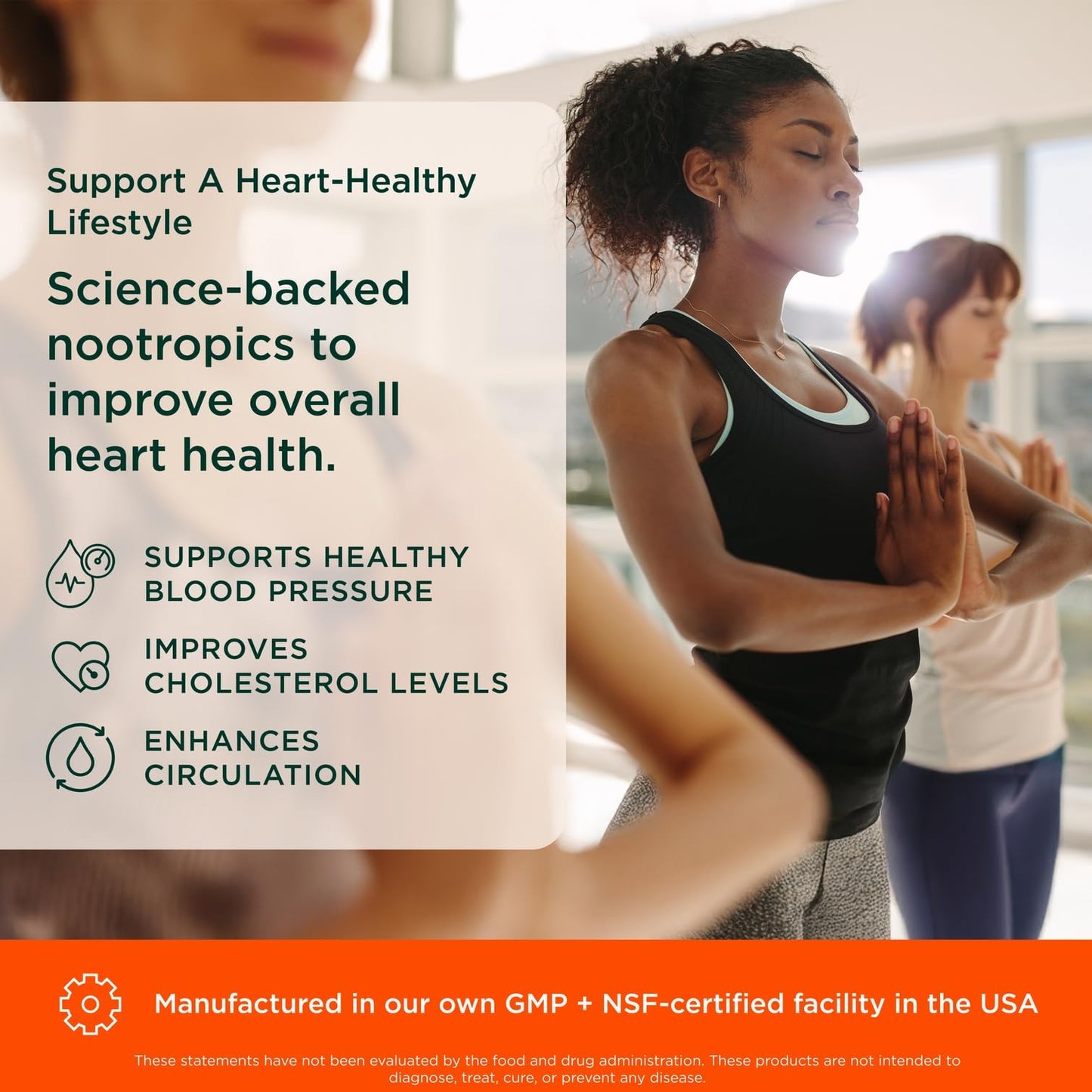 Genius Heart - Daily Heart Support Supplement | Vegan, Non-GMO, Gluten-Free | 60 Veggie Pills