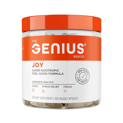 Genius Joy Nootropic Mood Enhancer by The Genius Brand — Mood & Focus Support