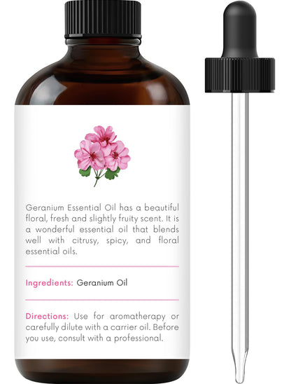 Handcraft Blends Geranium Essential Oil – 1 oz, 100% Pure & Natural, Premium Grade