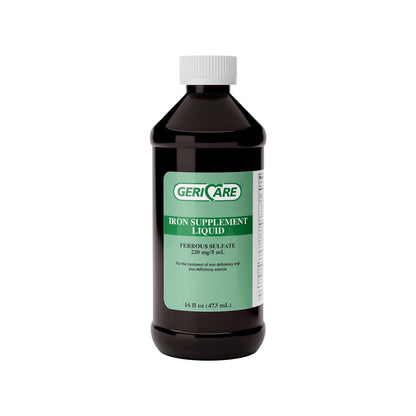 GeriCare 220 High Potency Liquid Iron | 220 mg/5 mL for Adults | Pack of 1