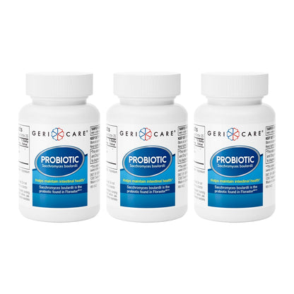 GeriCare Ultimate Probiotic and Digestive Health Supplement - Complete Gut Repair | Probiotics for Women and Men | Lactose & Gluten Free | 50 Capsules (3 Pack)