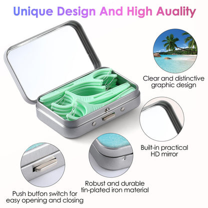 Gerkia Dental Floss Portable Case – Travel Dispenser for Floss Picks