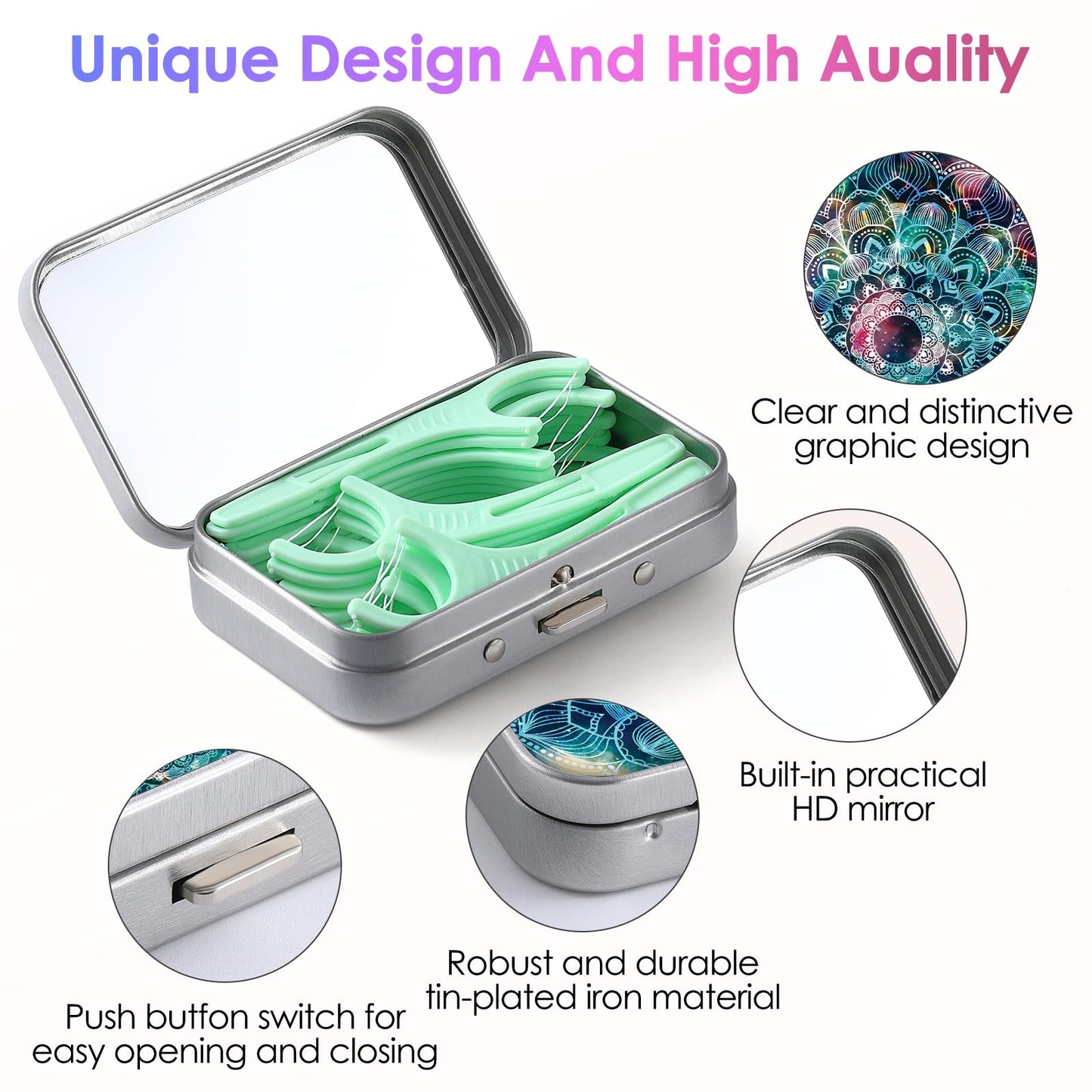 Gerkia Dental Floss Portable Case - Travel Floss Dispenser | Mandara