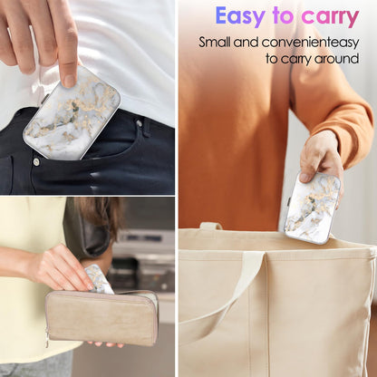 Gerkia Dental Floss Portable Case – Marble Travel Floss Dispenser