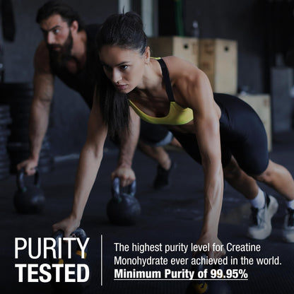 German Creatine Micronized Monohydrate Powder | 99.99% Creapure, Unflavored, 270g (54 Servings) – 3rd-Party Tested