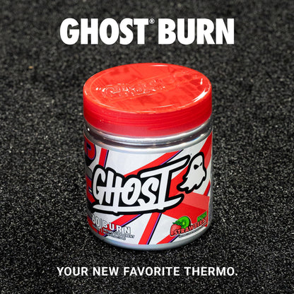 GHOST Burn Weight Management Powder – Kiwi Strawberry (60 Servings) | Vegan, Sugar-Free Energy Support