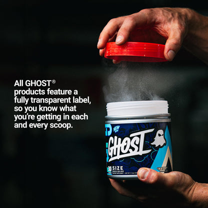 GHOST Size V3 Muscle Builder – 30 Servings, Sugar-Free & Gluten-Free, Creatine & Betaine