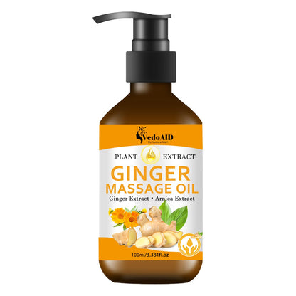 Ginger Massage Oil for Lymphatic Drainage & Sore Muscles – Spa-Quality Massage Oil (1)