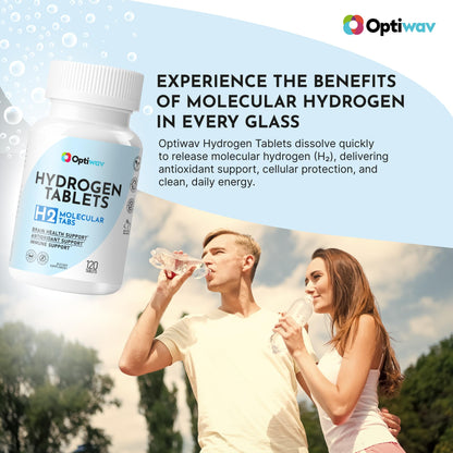 Hydrogen Tablets for Drinking Water - H2 Molecular Tabs with Magnesium