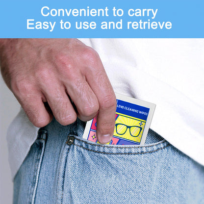 Lens Wipes for Eyeglasses & Screens – 500 Count, Gentle & Portable