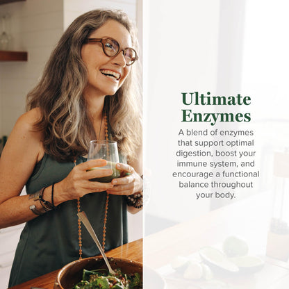 Global Healing Center Ultimate Enzymes – Systemic & Digestive Enzymes for Digestive Health & Immune Support