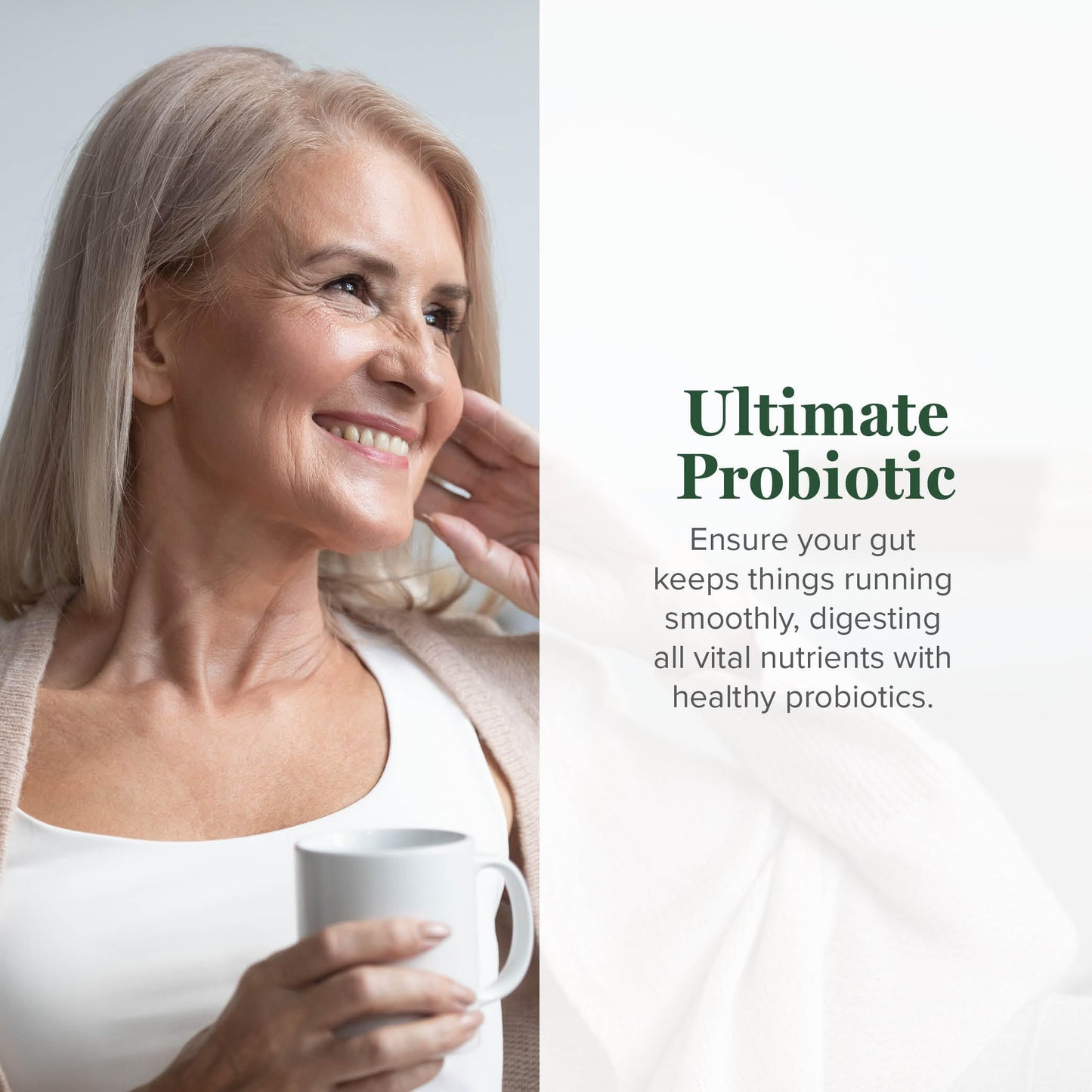 Global Healing Center Ultimate Probiotic Blend with Prebiotics — 100 Billion CFU, 60 Capsules