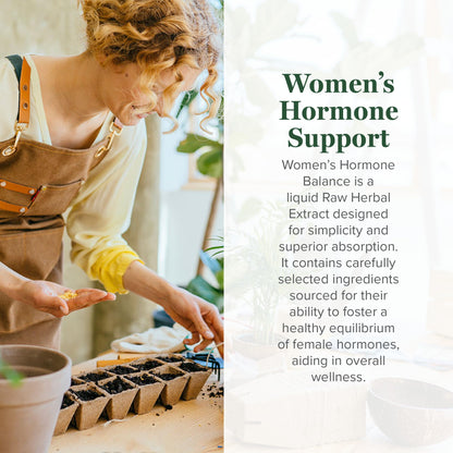 Global Healing Center Women's Hormone Balance Drops – Organic Liquid Supplement for Vitality, Mood & Metabolism