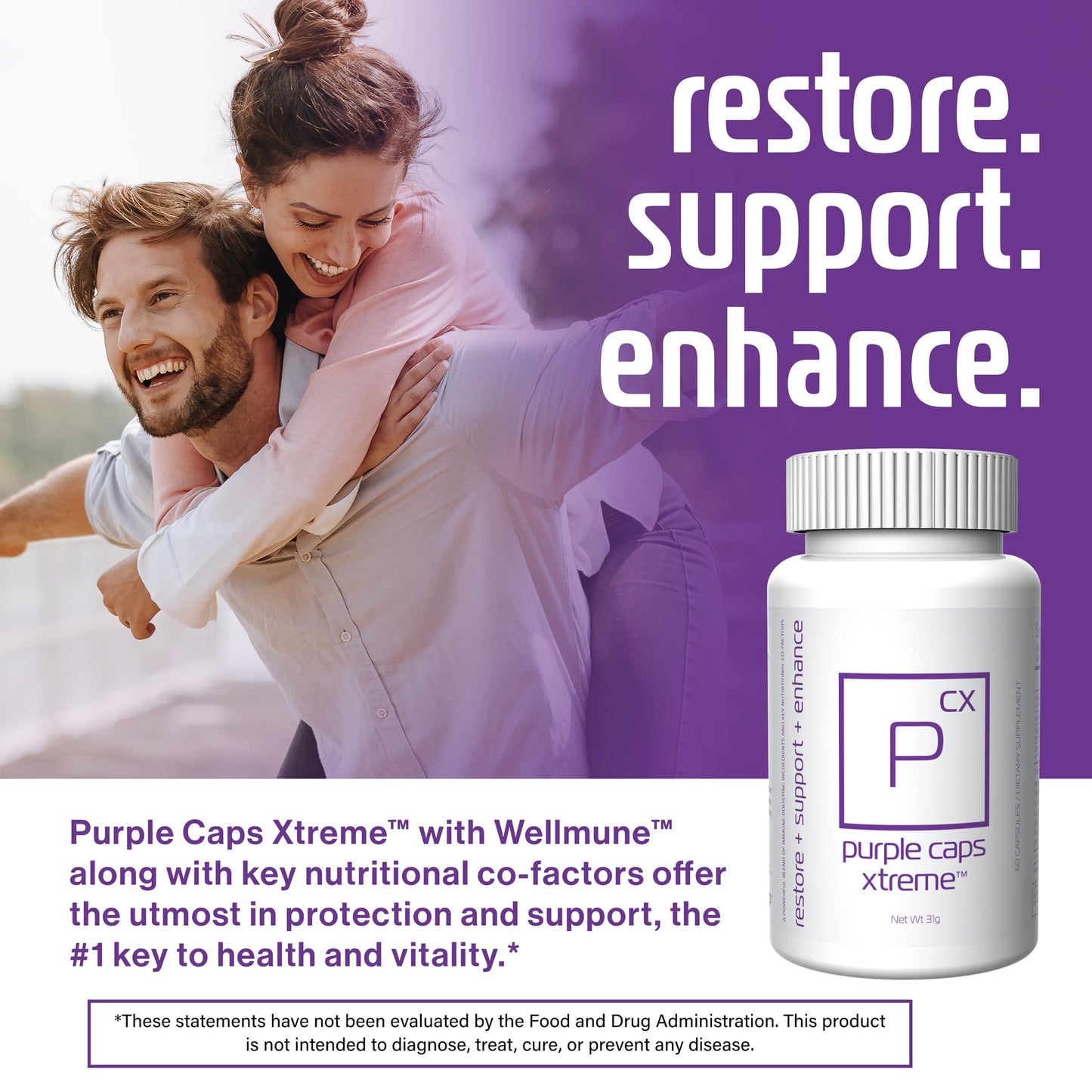 Global Purple Caps Xtreme by Rotkin Wellness - 60 Capsules | Vitamins & Minerals