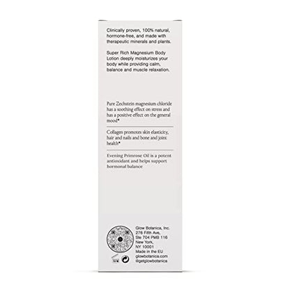 Glow by Hormone University - Magnesium Lotion with Collagen - Magnesium Cream - Bedtime Routine Sleep Lotion - The Highest Concentration of Genuine Zechstein Magnesium Chloride (Pack of 1)