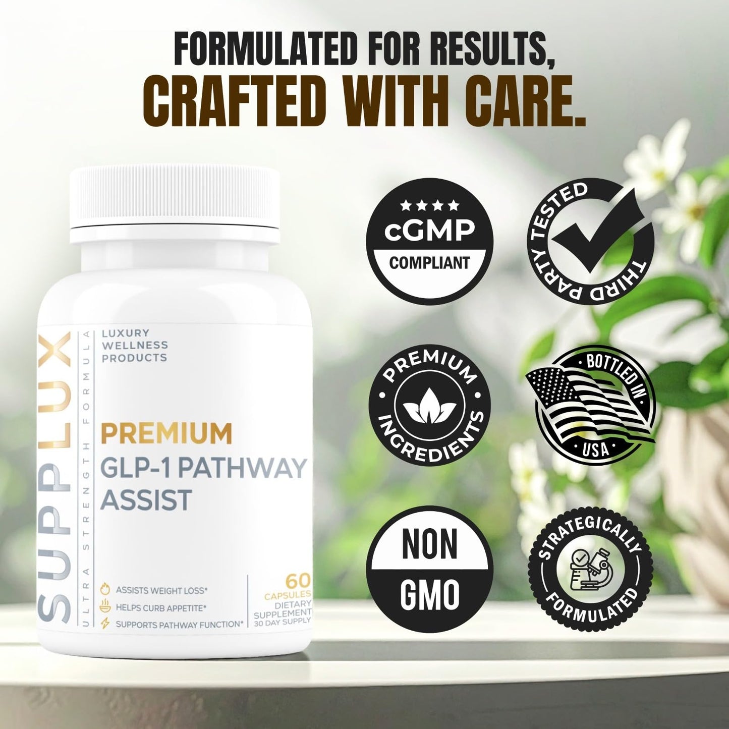 Nutrimend IQ GLP-1 Pathway — Weight Loss Pills for Women, Fat Burner & Appetite Suppressant | 60 Capsules