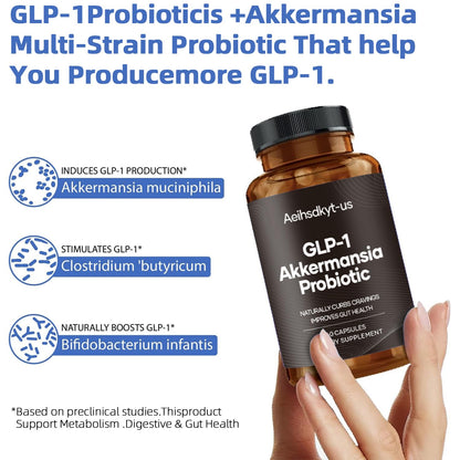 GLP-1 Supplement for Women & Men | Hunger & Metabolism Support – USA Made (60 Capsules)