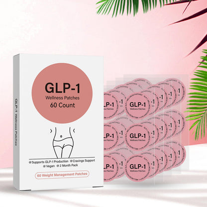 GLP-1 Support Patches for Women – 60 Count Patch Cosmetic – Natural Ingredients Patch (Pack of 1)