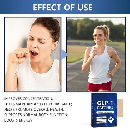 60 Count GLP-1 Patches for Women & Men | Natural Ingredients for Adults