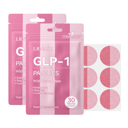 GLP-1 Patches with Yerba Mate for Men and Women – 2 Count (Pack of 30) | 60 Days Supply