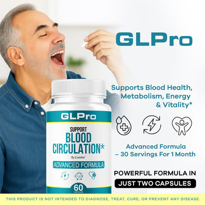 (3 Pack) GLPro Capsules – GL Pro Support & Blood Balance Formula | Premium Multivitamin 180 Capsules