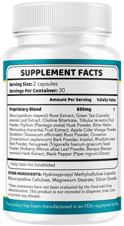 (3 Pack) GLPro Capsules – GL Pro Support & Blood Balance Formula | Premium Multivitamin 180 Capsules