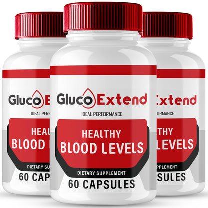 Gluco Extend Capsules – GlucoExtend Support Formula, Maximum Strength | Official 3 Pack Reviews