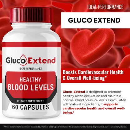 Gluco Extend Capsules – GlucoExtend Support Formula, Maximum Strength | Official 3 Pack Reviews