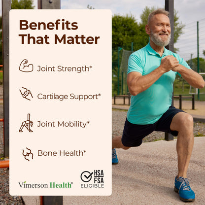 Glucosamine Chondroitin MSM – Joint Support 1500 mg for Women & Men, 2-Pack