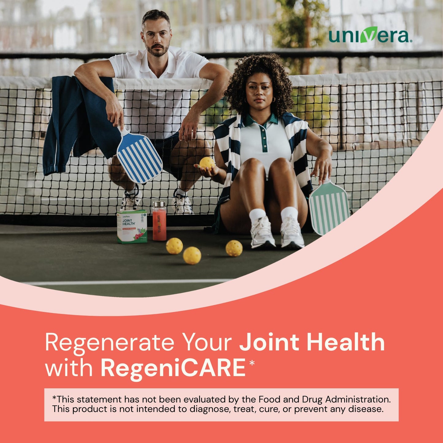 Univera Glucosamine, Chondroitin, MSM with Univestin – Raspberry Joint Support Powder Drink Mix | 30-Day Supply (7g x 30 Sticks)