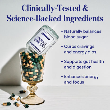 Anti-Spike Formula by The Glucose Goddess - Supports Healthy Blood Sugar Within Normal Range | Vegan | Gluten-Free | 60 Capsules