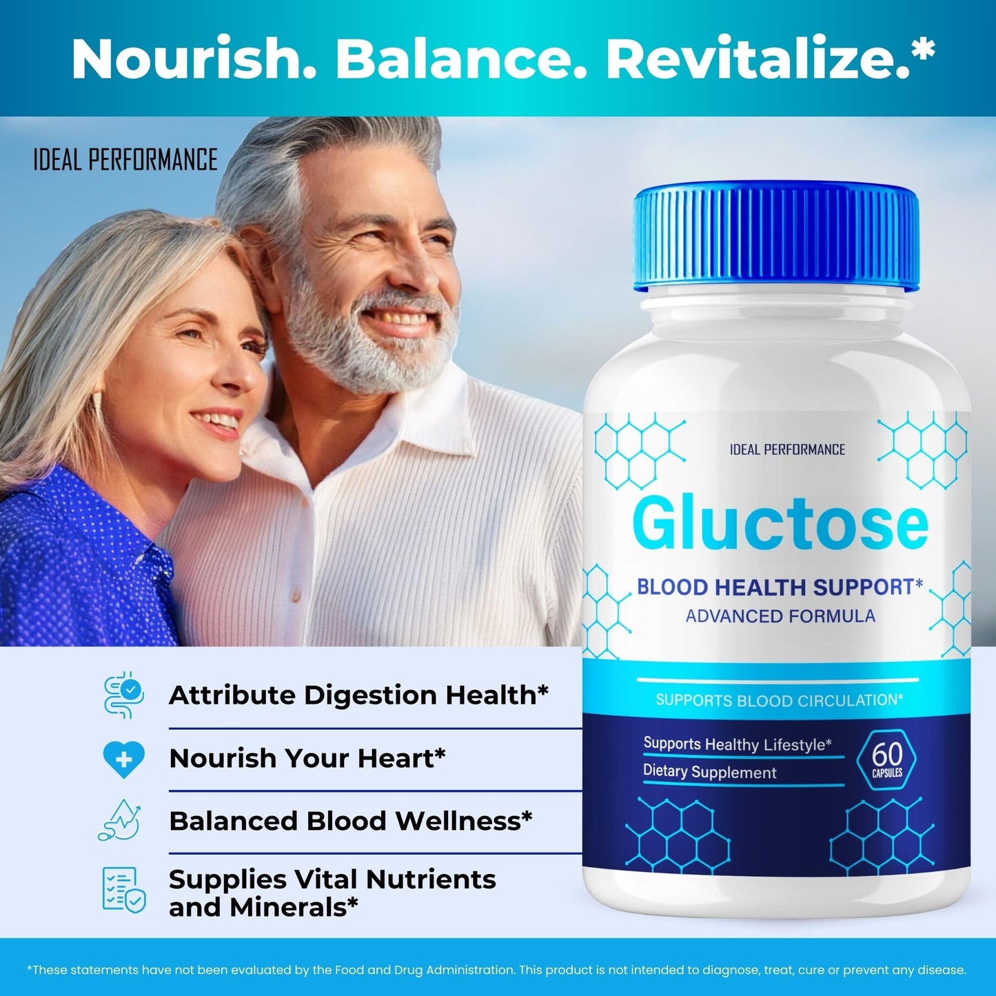 Gluctose Advanced Blood Formula Capsules - Official Gluctose Supplement Pills (2 Pack) for Healthy Balance & Well-Being