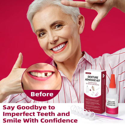Dental Lab Instant Bonding Glue (1oz) for Denture Repair – Quick Bond, Lasts Days to Weeks