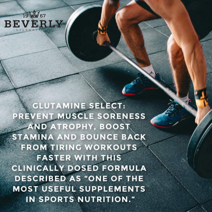 Beverly International Glutamine Select - 60 Servings | Lean Muscle & Recovery