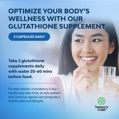 Reduced Glutathione 1000mg with Milk Thistle - 120 Capsules | Skin, Liver & Immune Support