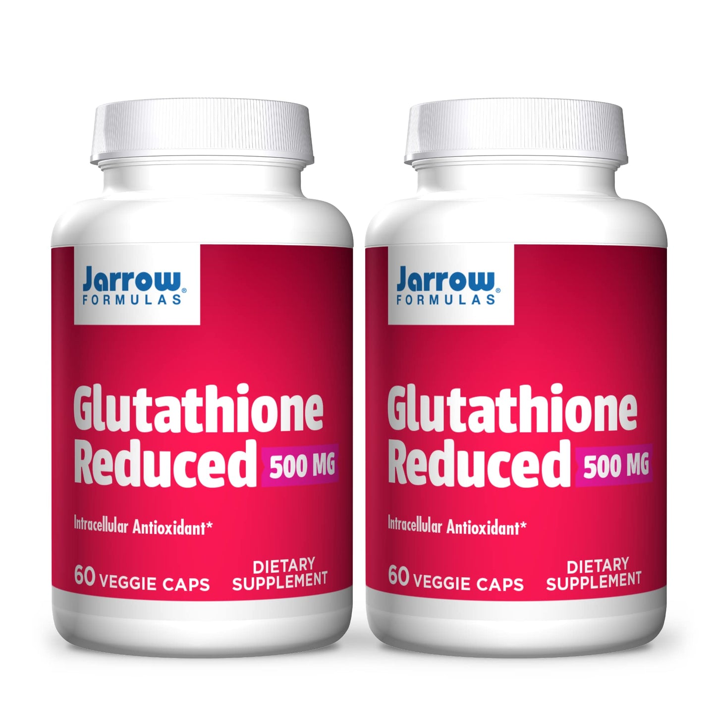 Jarrow Formulas Glutathione Reduced 500 mg – 60 Capsules (Pack of 2)