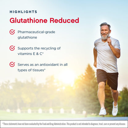 Jarrow Formulas Glutathione Reduced 500 mg – 60 Capsules (Pack of 2)