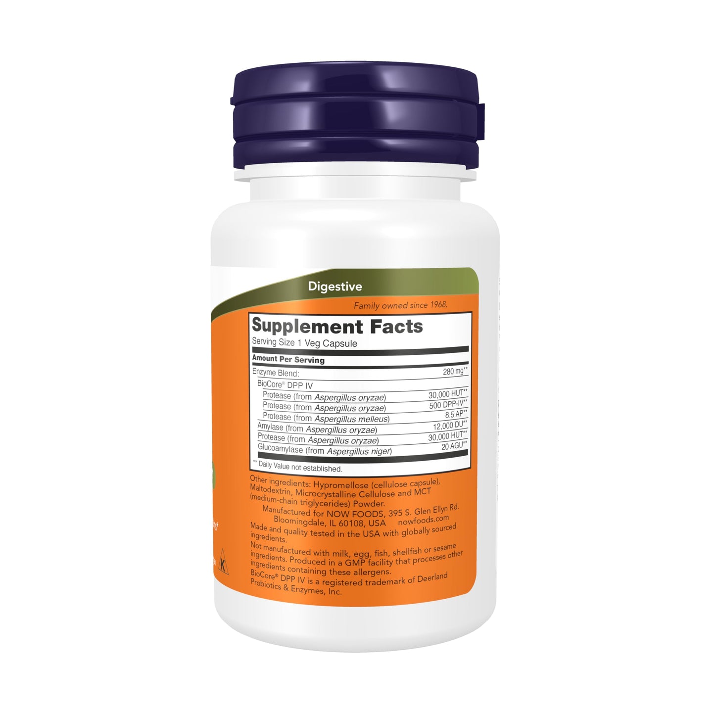 NOW Foods Gluten Digest with BioCore&reg;DPP IV – GI Support, 60 Veg Capsules