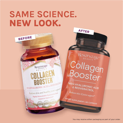 Reserveage Ultra Collagen Booster & Keratin Hair Booster – Dermaval, Biotin & Resveratrol | Hair & Skin Support