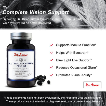 Dr. Brian Lutein & Zeaxanthin Eye Vitamins – Macular Health (60 capsules)
