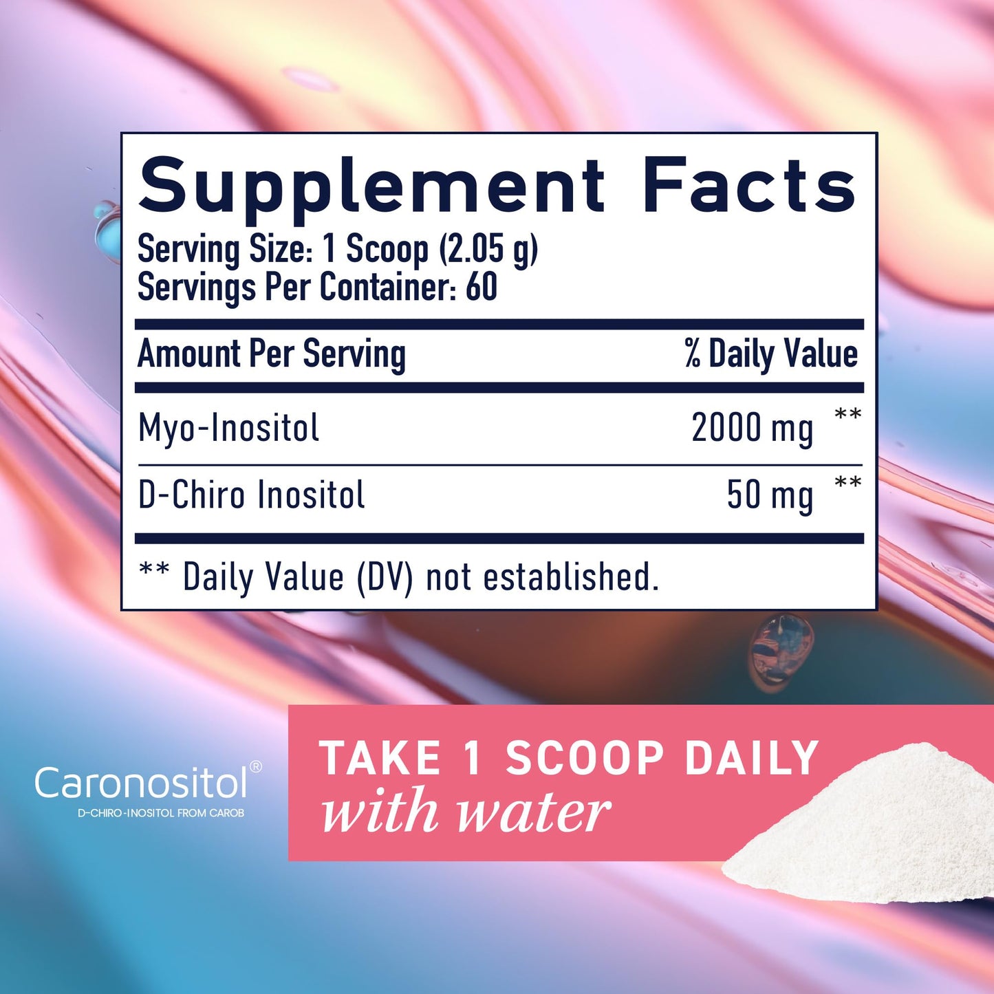 Myo-Inositol & D-Chiro Inositol Powder 40:1 for Women | 60 Servings