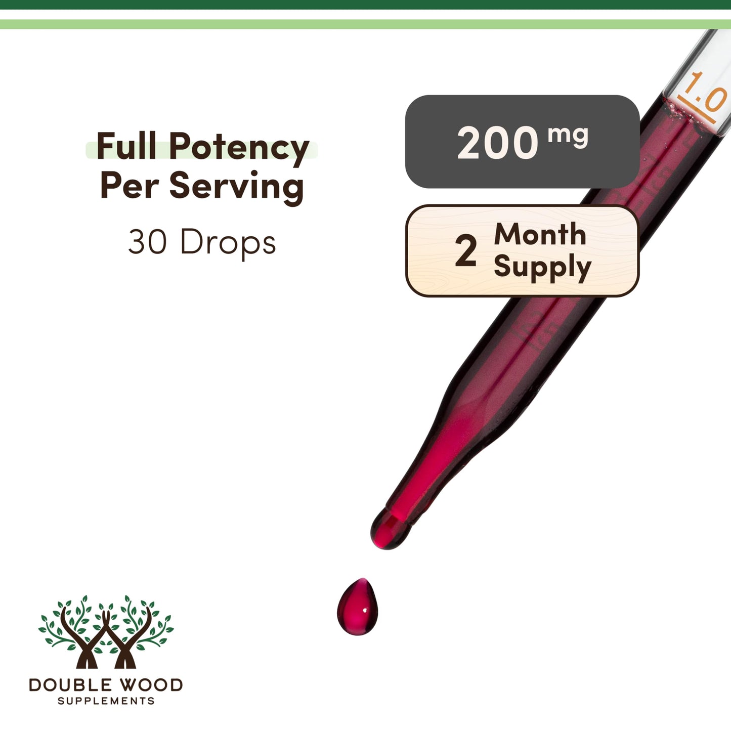 Organic Elderberry Liquid 2 oz - Immune Support | Double Wood