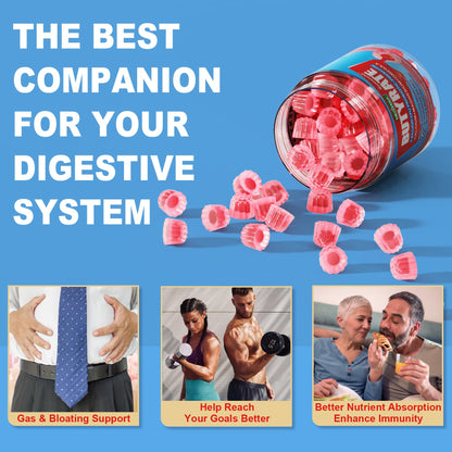 Nextdia Butyrate Gummies with Probiotics, Prebiotics & Omega-3 – Sugar Free