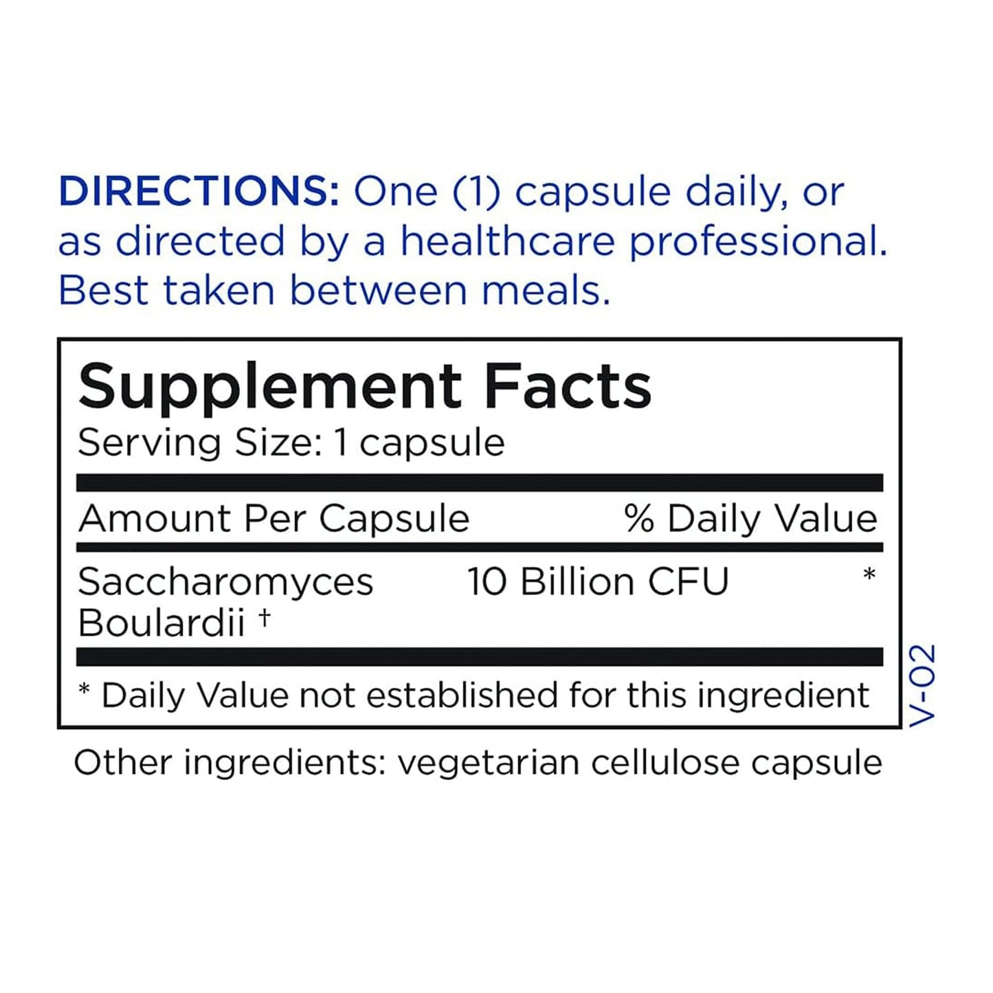 Metabolic Maintenance Saccharomyces boulardii Probiotic – Shelf-Stable 10B CFU (60 Caps) | Gut Health & Immunity