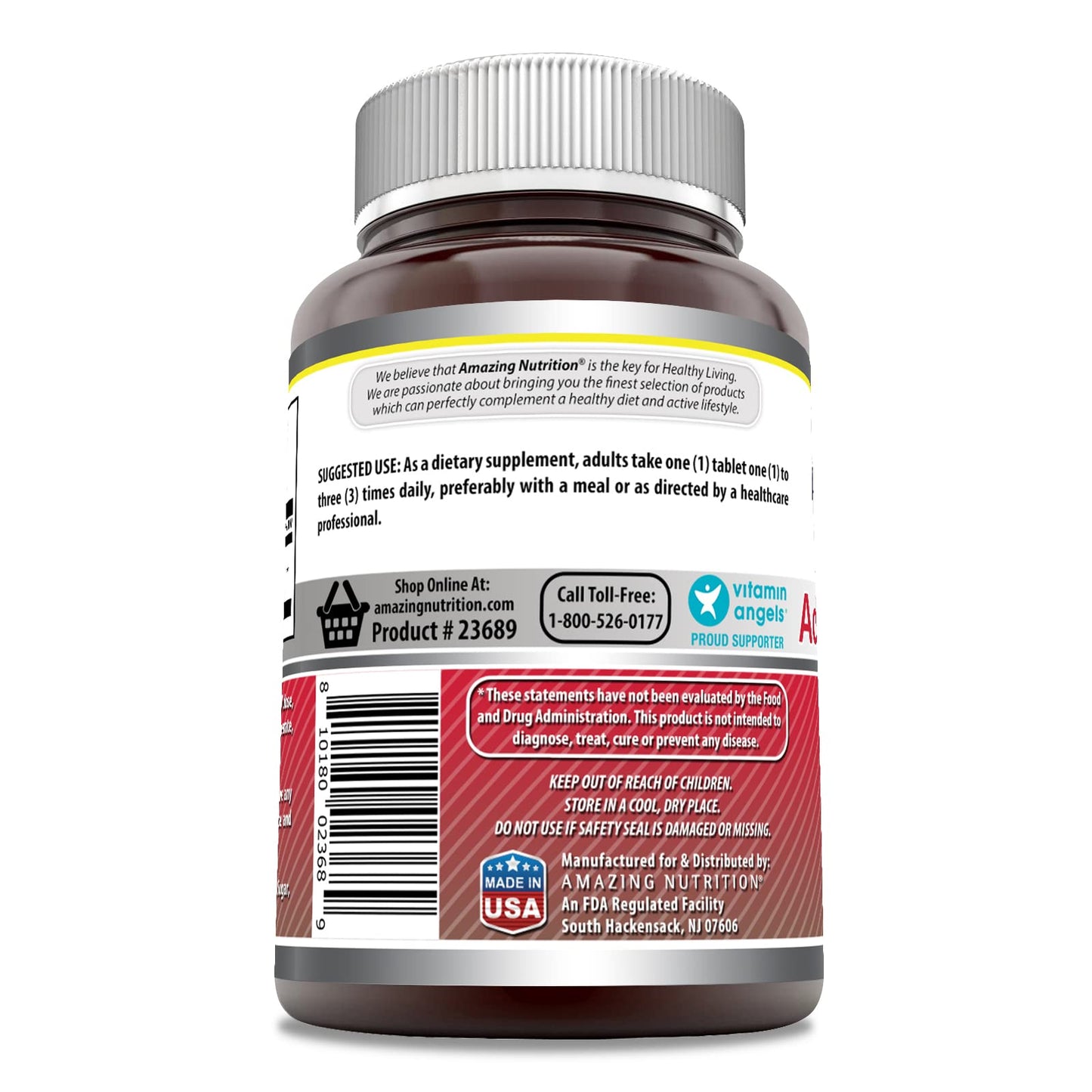 Amazing Formulas Acetyl L-Carnitine 1000 mg – 120 Tablets, Made in USA