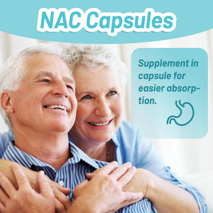 NAC 800mg + Milk Thistle 200mg Capsules – Antioxidant, 90 Count, Vegan