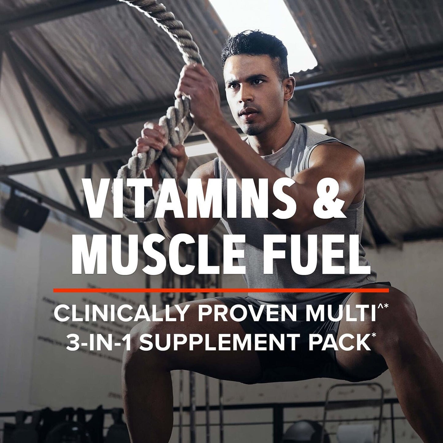 GNC AMP Men’s Strength Vitapak Program – 3-in-1 Pack with Creatine HCl & Multivitamin