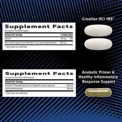 GNC AMP Men’s Strength Vitapak Program – 3-in-1 Pack with Creatine HCl & Multivitamin