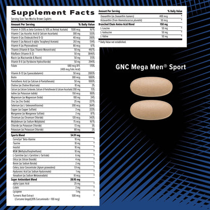 GNC AMP Men’s Strength Vitapak Program – 3-in-1 Pack with Creatine HCl & Multivitamin